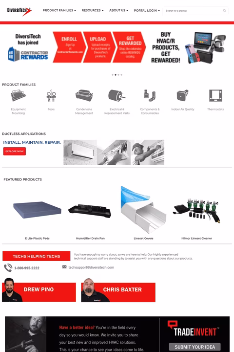 Diversitech Homepage 1440px
