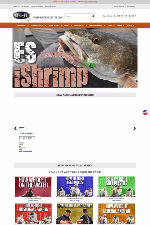 Do-It-Molds Homepage 1440px
