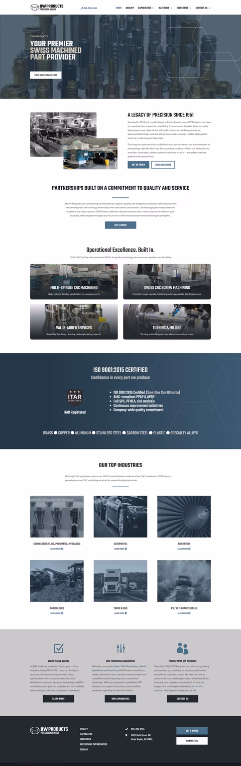 Dw-Products Homepage 1440px