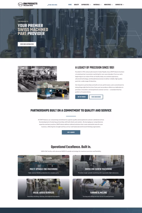 Dw-Products Homepage 1440px