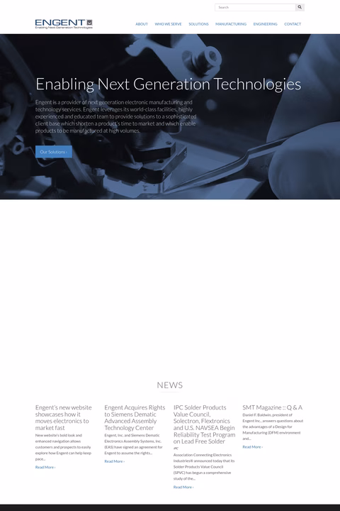 Engent Homepage 1440px