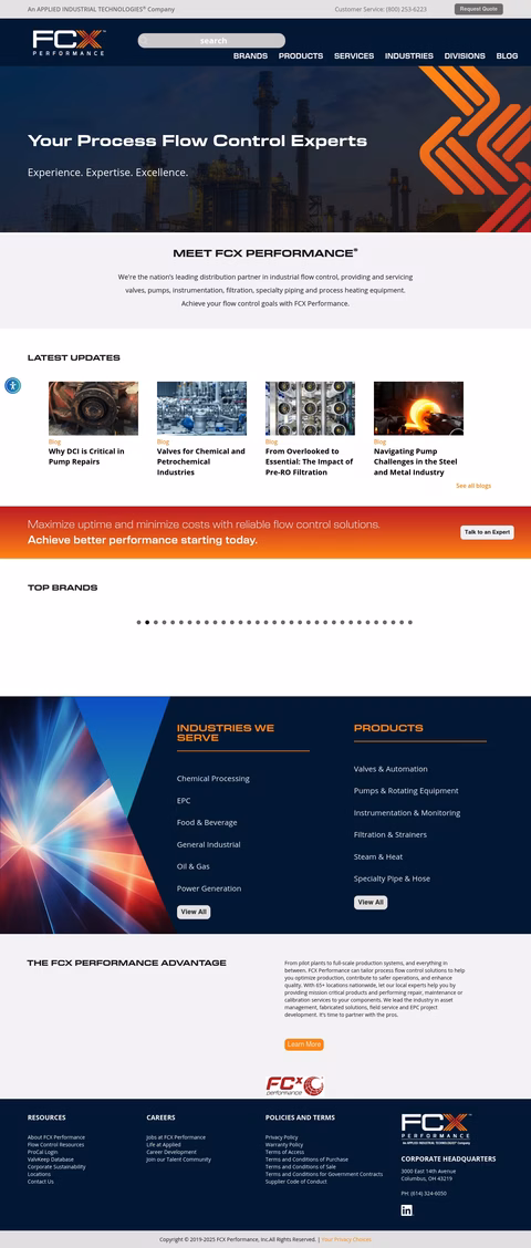 Fcx-Performance Homepage 1440px