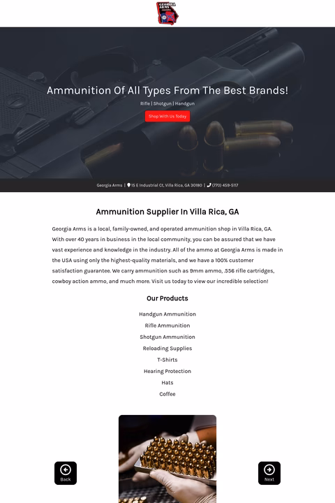 Georgia-Arms Homepage 1440px