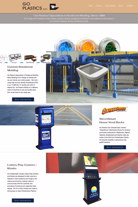 Go-Plastics Homepage 1440px