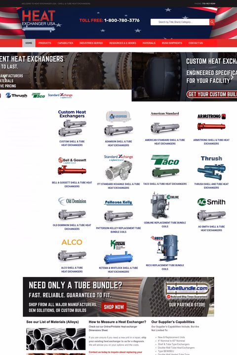 Heat-Exchanger-Usa Homepage 1440px