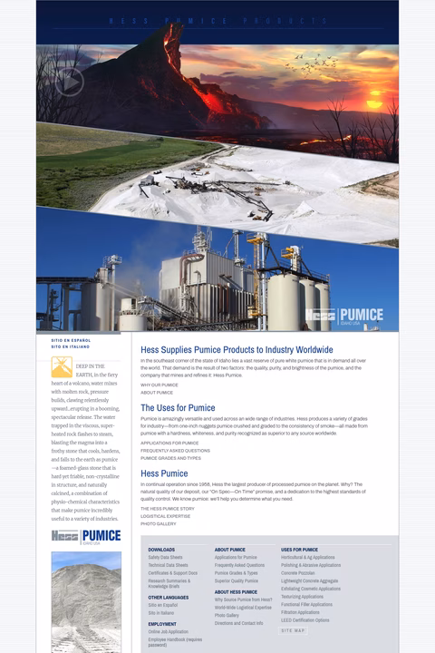 Hess-Pumice-Products Homepage 1440px