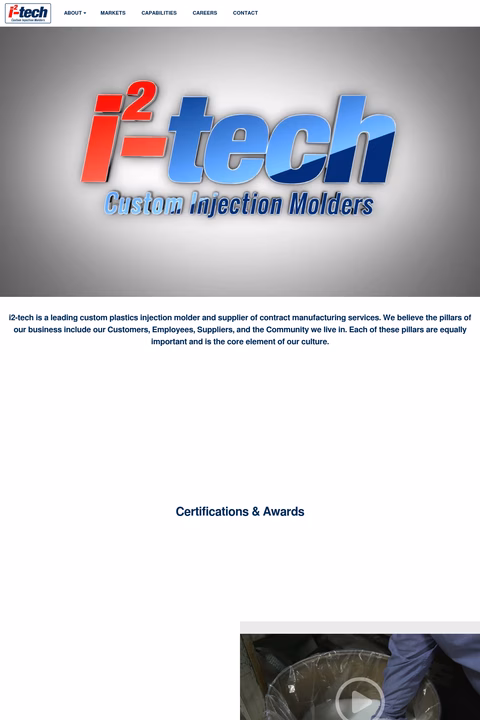 I2-Tech Homepage 1440px