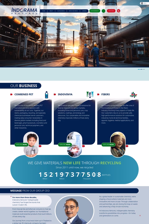 Indorama-Ventures Homepage 1440px