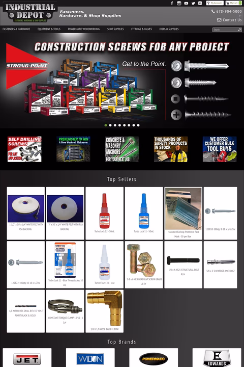 Industrial-Depot Homepage 1440px