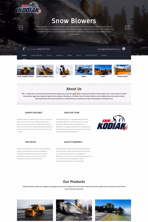 Kodiak-America Homepage 1440px