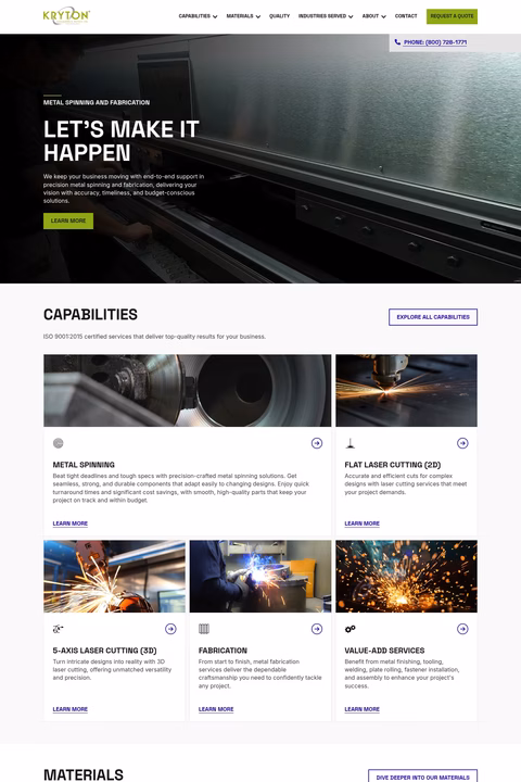 Kryton-Engineered-Metals Homepage 1440px