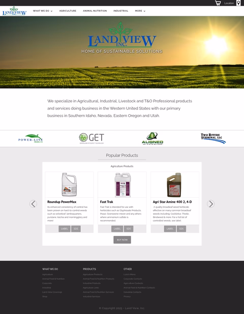 Land-View Homepage 1440px