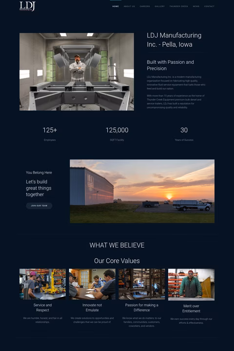 Ldj-Manufacturing Homepage 1440px