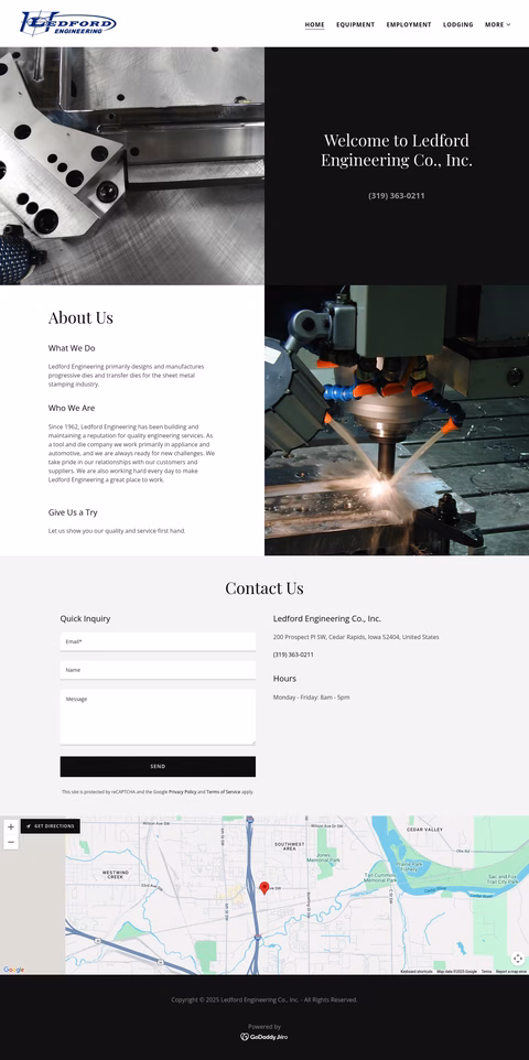 Ledford-Engineering Homepage 1440px