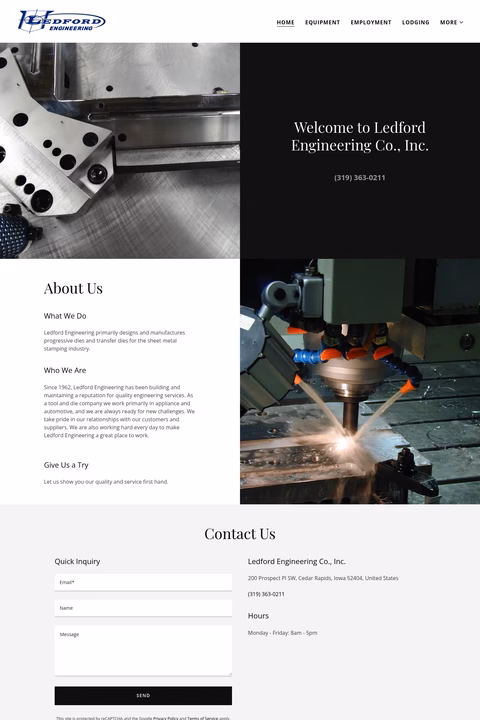 Ledford-Engineering Homepage 1440px