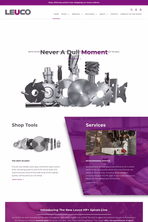 Leuco-Tool Homepage 1440px