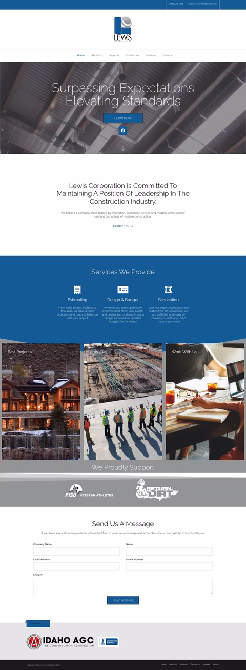 Lewis-Corporation Homepage 1440px