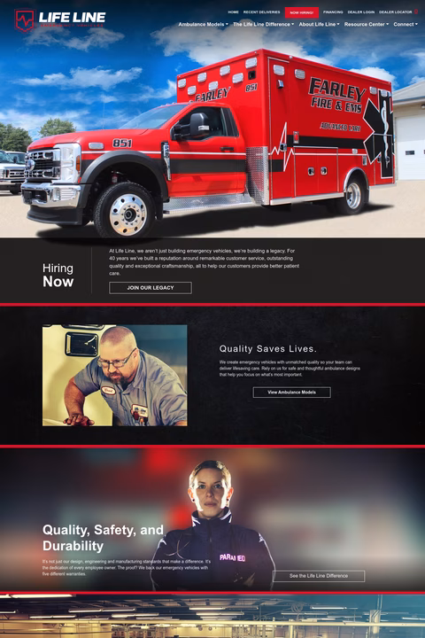 Life-Line-Emergency-Vehicles Homepage 1440px