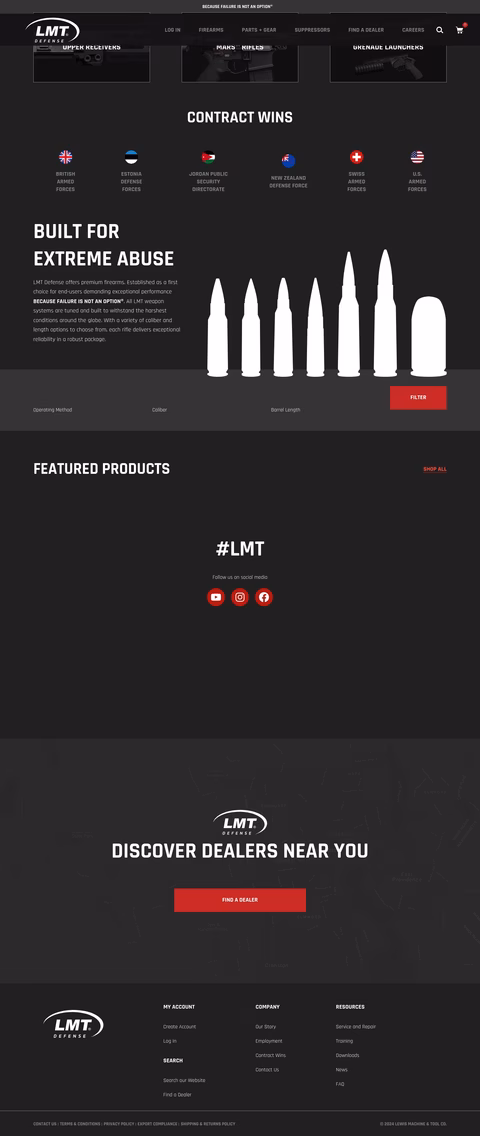 Lmt-Defense Homepage 1440px