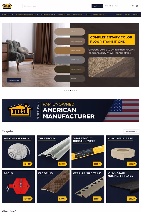M-D-Building-Products Homepage 1440px