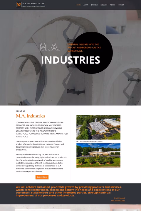 M-A-Industries Homepage 1440px