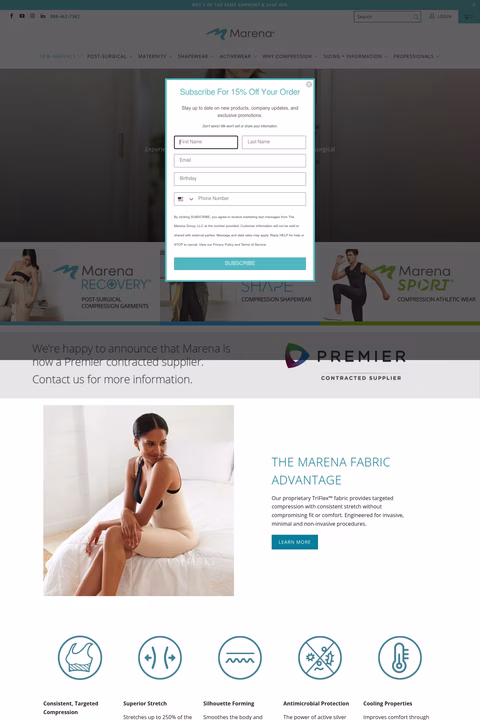 Marena-Group Homepage 1440px