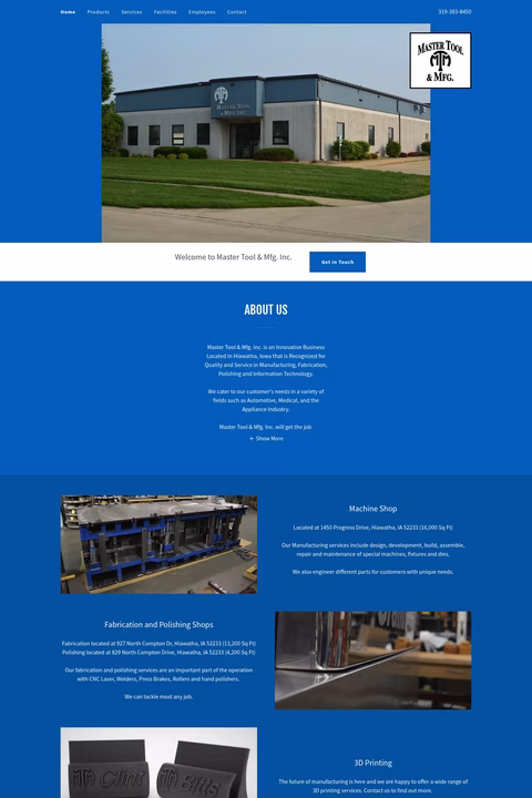 Master-Tool-Manufacturing Homepage 1440px