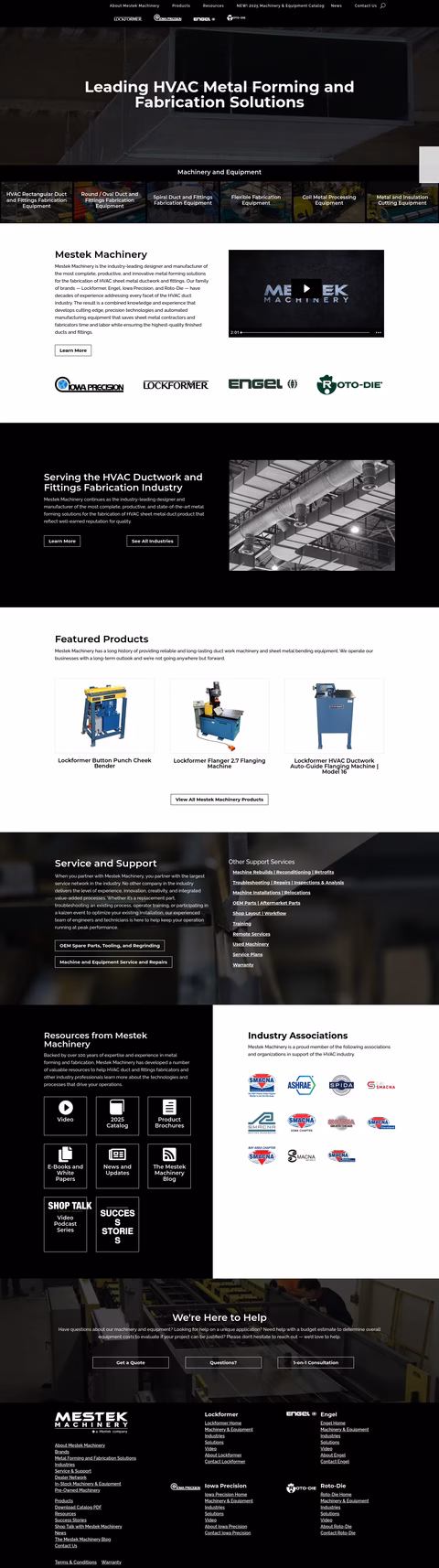 Mestek-Machinery Homepage 1440px