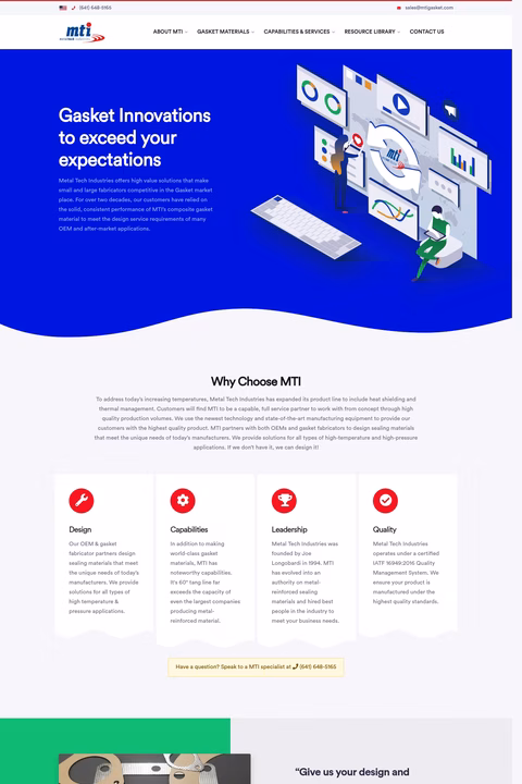 Metal-Tech-Industries Homepage 1440px