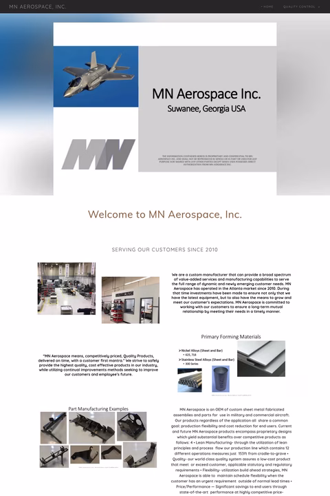 Mn-Aerospace Homepage 1440px