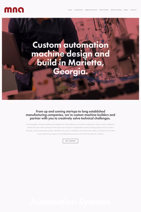 Mna-Design Homepage 1440px