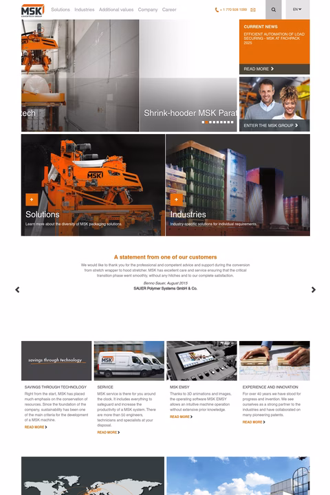 Msk-Covertech Homepage 1440px