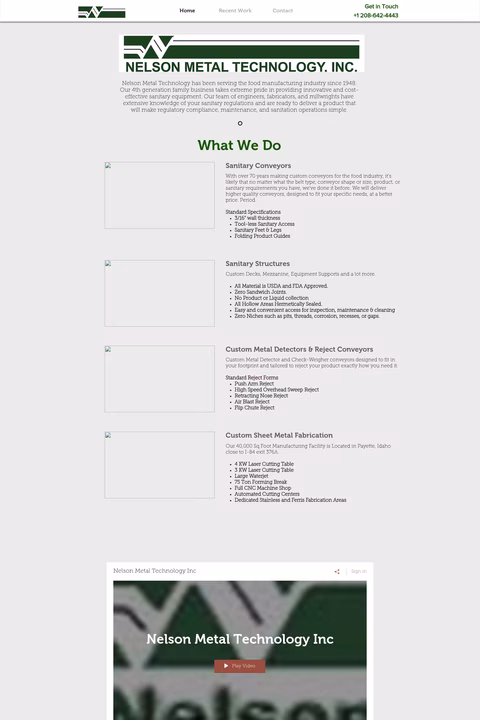 Nelson-Metal-Technology Homepage 1440px