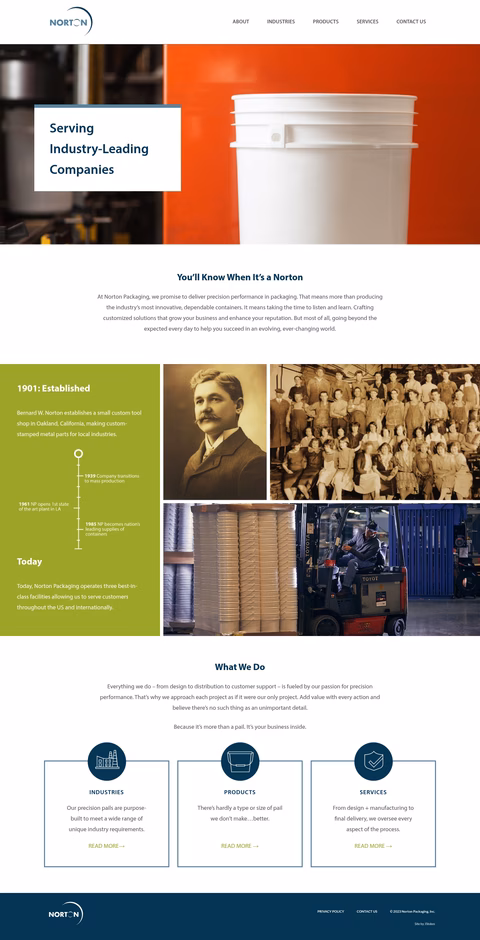 Norton-Packaging Homepage 1440px