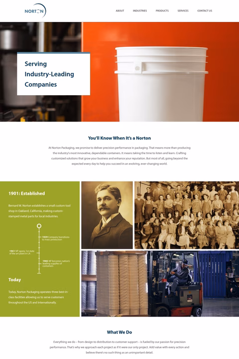 Norton-Packaging Homepage 1440px