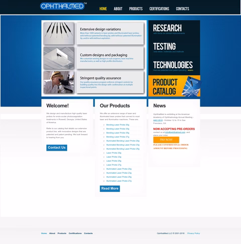 Ophthalmed Homepage 1440px