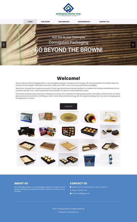 Packaging-Atlanta Homepage 1440px