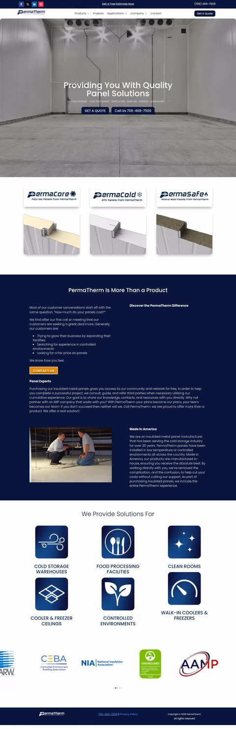 Permatherm Homepage 1440px