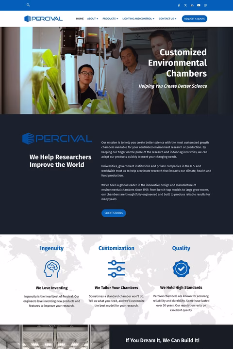 Percival-Scientific Homepage 1440px