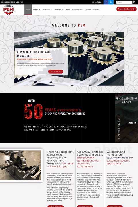 Power-Engineering-Manufacturing Homepage 1440px