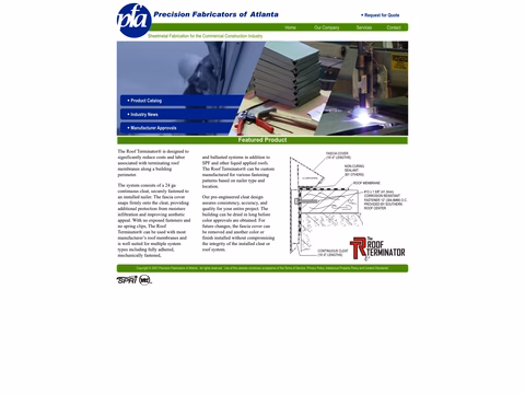 Precision-Fabricators Homepage 1440px