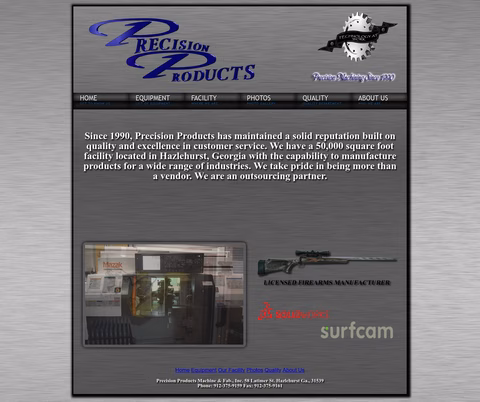 Precision-Products-Machine Homepage 1440px