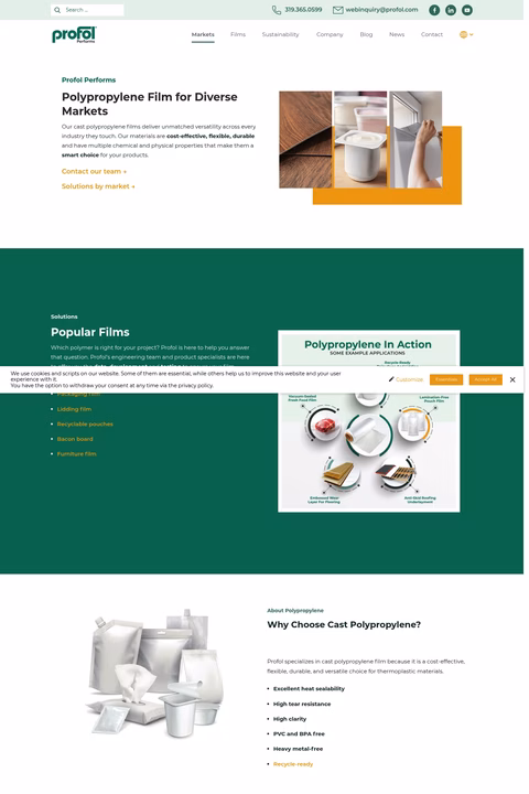 Profol Homepage 1440px