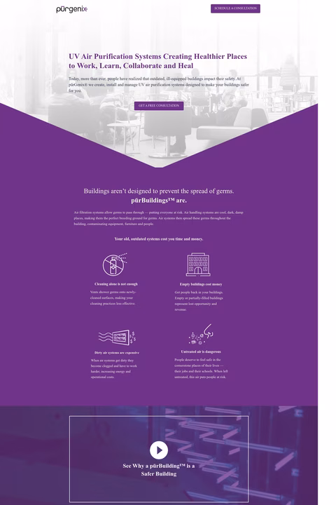 Pūrgenix Homepage 1440px