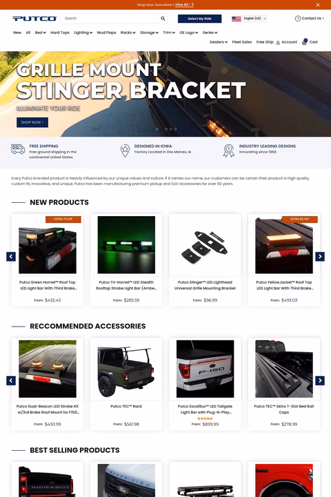 Putco Homepage 1440px