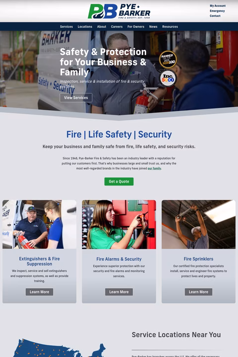 Pye-Barker-Fire-Safety Homepage 1440px