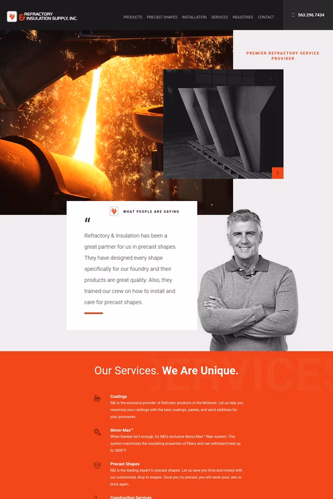 Refractory-Insulation-Supply Homepage 1440px