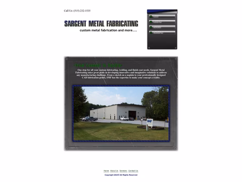Sargent-Metal-Fabricating Homepage 1440px