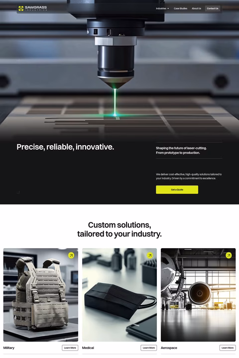 Sawgrass-Industries Homepage 1440px