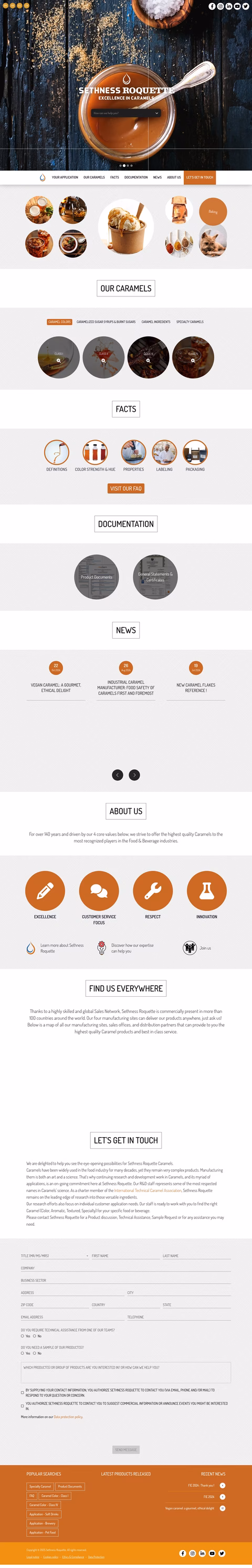 Sethness-Roquette Homepage 1440px